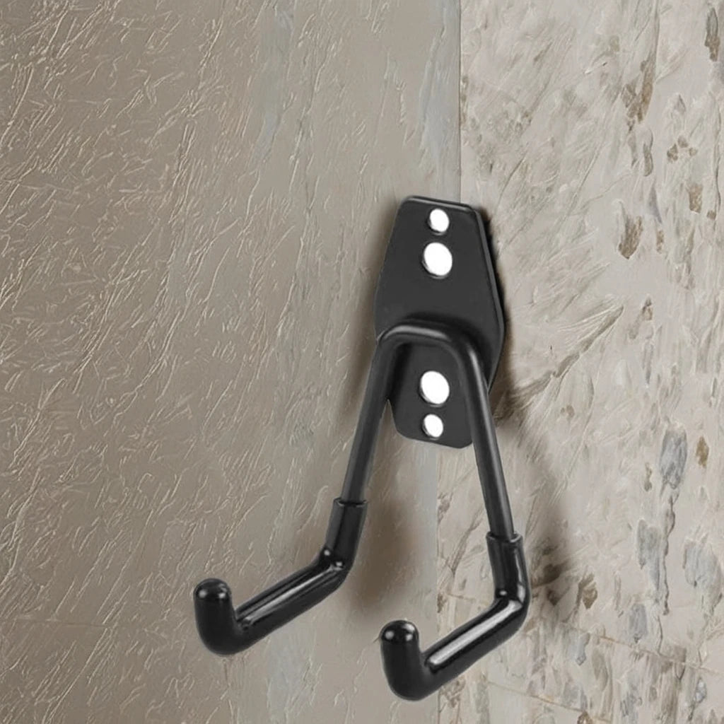 Heavy-Duty Steel Garage Hooks Wall Mount Storage Organizer Clothes Bikes Garden Tools-Bulk Utility Garage Hanger Metal Material