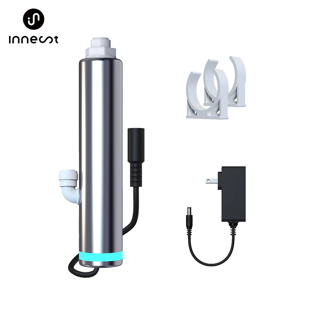 UVC LED Water Sterilizer 15L/min Compact Household & Commercial Energy Efficient Long Lifespan DC 12/24V
