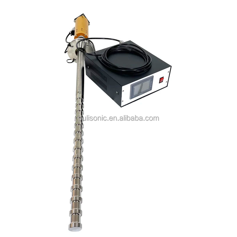 20kHZ 3000W Ultrasonic Titanium Sonicator Rod for Gentle Food Homogenization Ultrasonic Reactor Horn
