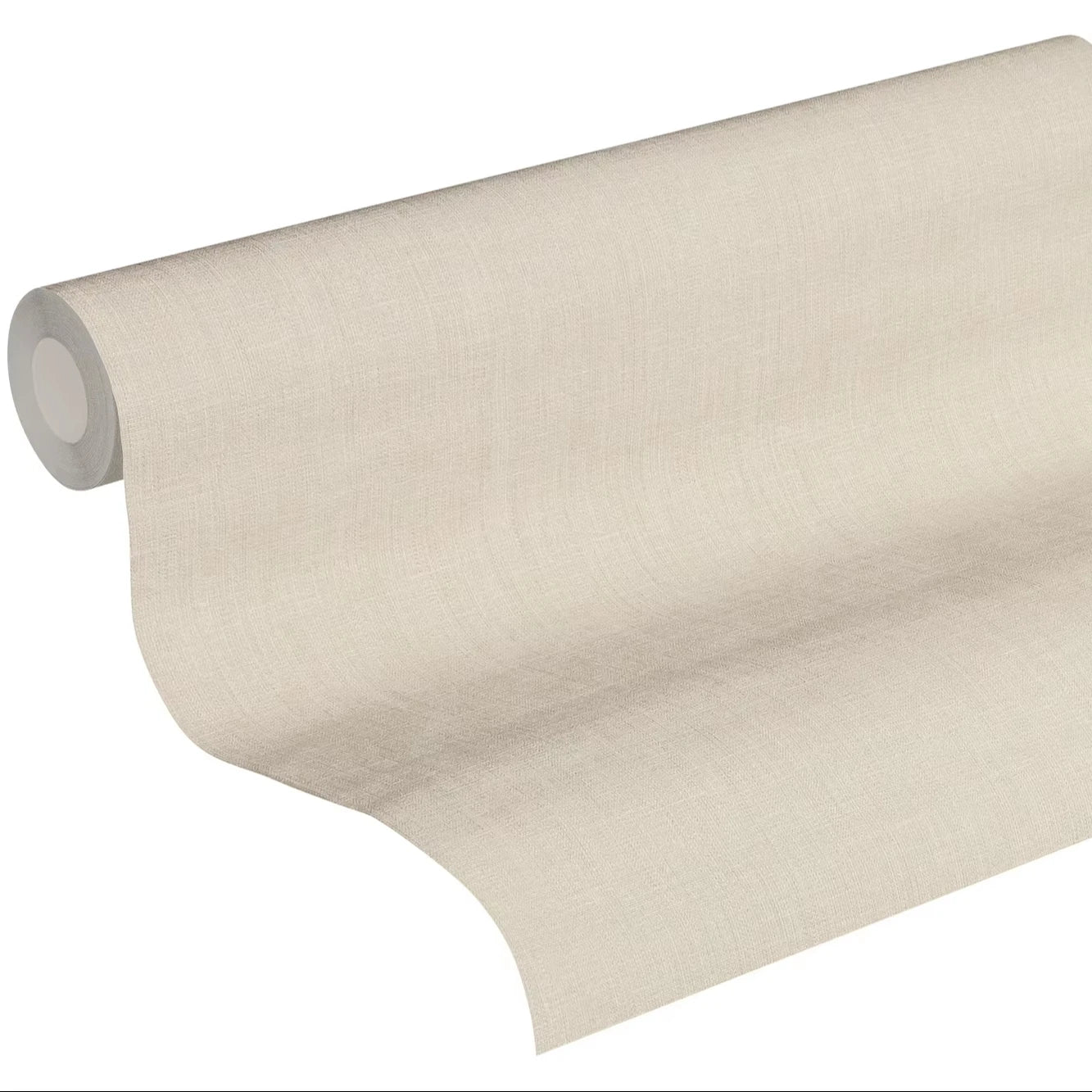 Made in Germany - Wallpaper rolls Solid Plain Grey Beige - Non Woven Vinyl - Wallpaper Plain Solid for Walls - 1005 x 053 m
