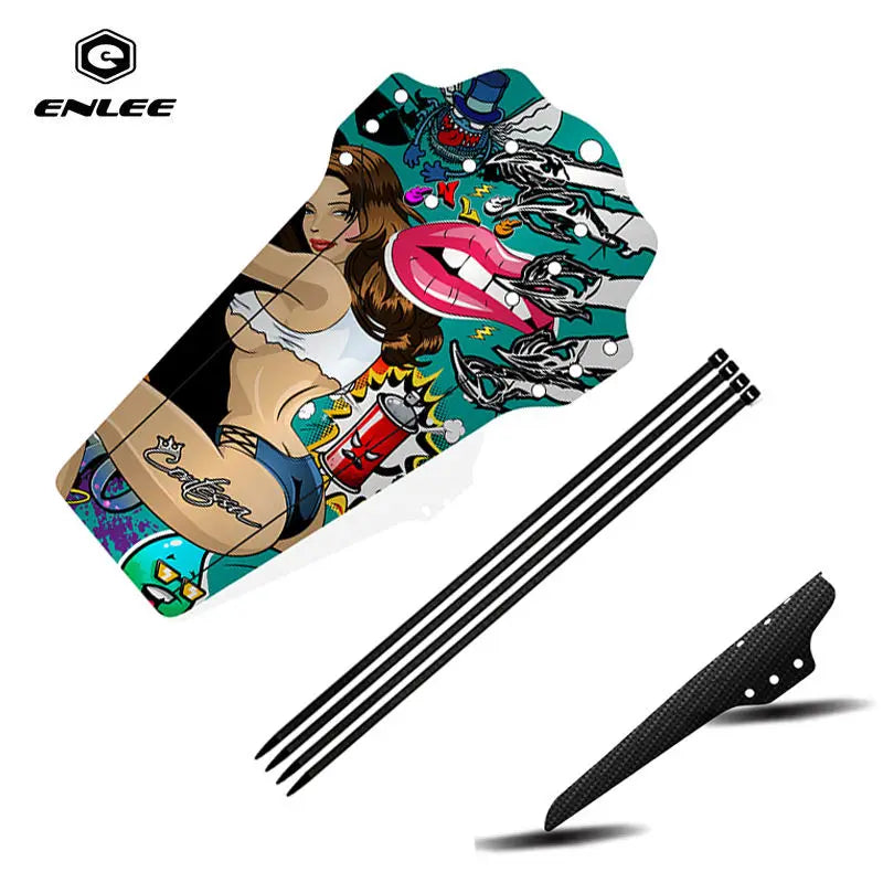 Bicycle Parts Durable Bike Fenders Bike Road Mountain Bike Fender Straps 4 Straps