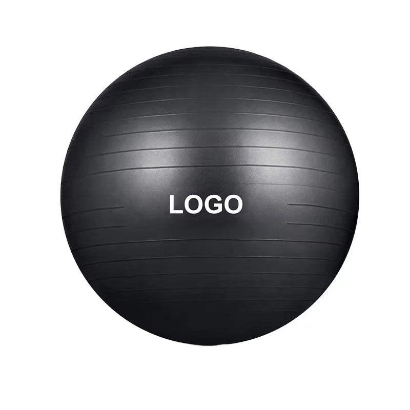 Melenlt Custom Logo 45cm PVC Anti-Burst Yoga Ball Soft Fitness Exercise Gym Balloon with Massage Feature for Home Use