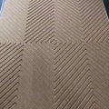 Beveled PET Felt Acoustic Wall Panels for Interior Decor Soundproof V groove Polyester Felt Acoustic Wall Panels