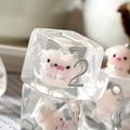 16mm Hot Selling DnD Dice Set Pig Inside Resin Dice Custom Dnd Dice for Dungeons and Dragons TTRPGs