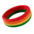 RTS Four  Colors Headband Red Orange Yellow Green Color Sweatband for Sports