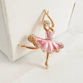 New High-end Ballerina BroochCute Girl Broochclothing Accessories Alloy Brooch