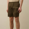 Customizable Designer Men's Swim Shorts 100% Cotton Eco-Friendly Summer Washed Swimwear for Fashionable Beach Pool Wear
