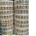 custom made mirror embroidered handmade  laces idea for use in making necklace and bracelets suitable for garment trims