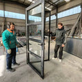 Modern Designed Aluminium Alloy Main Entrance Door Finished Surface Swing Doors for Residence Hotel for Apartment Application