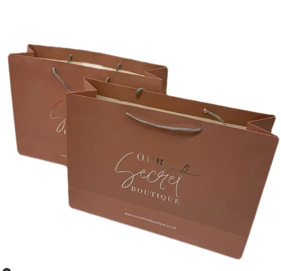 Custom Biodegradable Reusable Paper Shopping Bag with logo Gift Bag Packaging