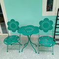 Elegant Wrought Iron Contemporary Outdoor Furniture Set with Antique Patio Bench Long-Lasting Durability and Artistic Design