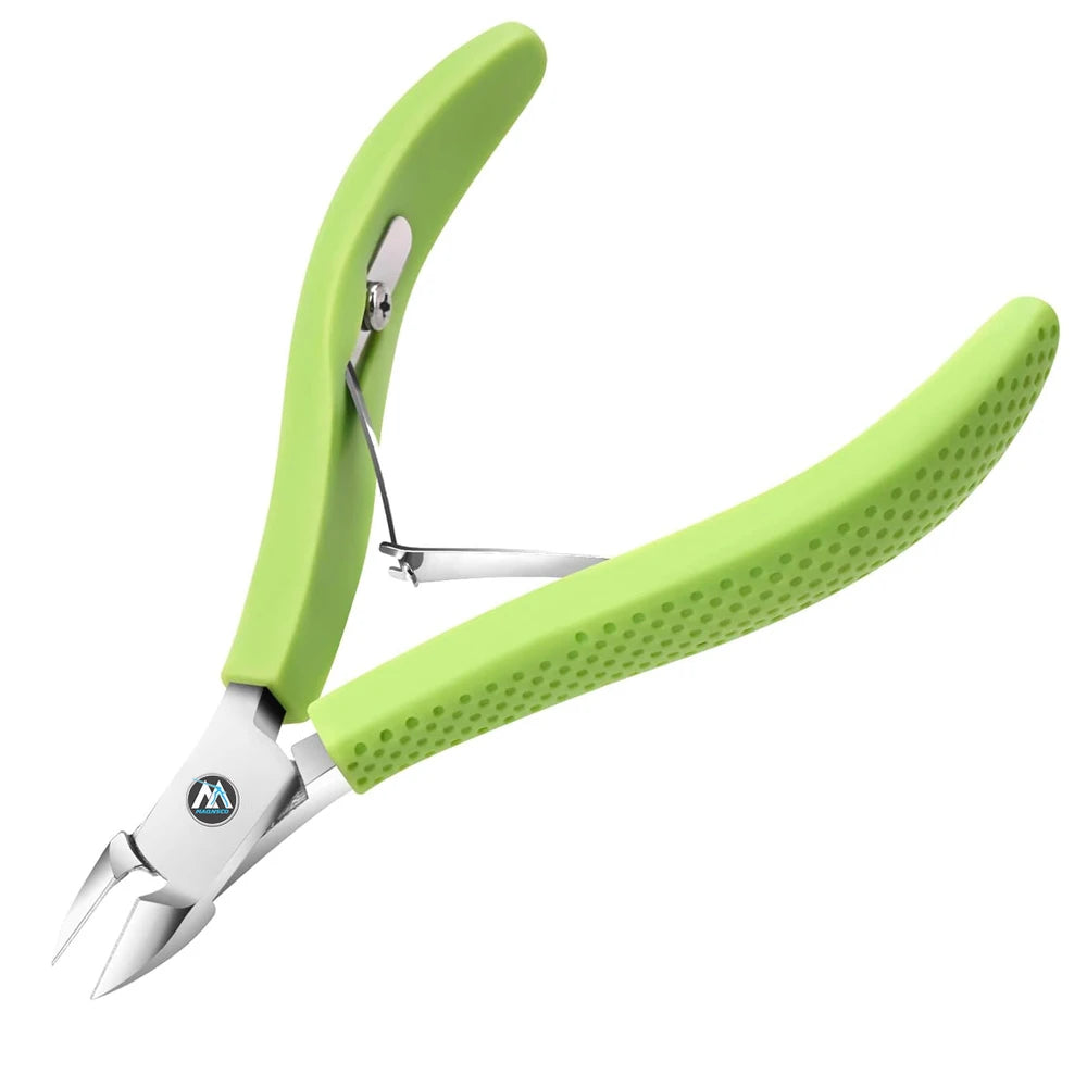 Cuticle Nippers Cutter Tool Stainless Steel Nail Cuticle Trimmer Remover with Pointed Blade Scissors