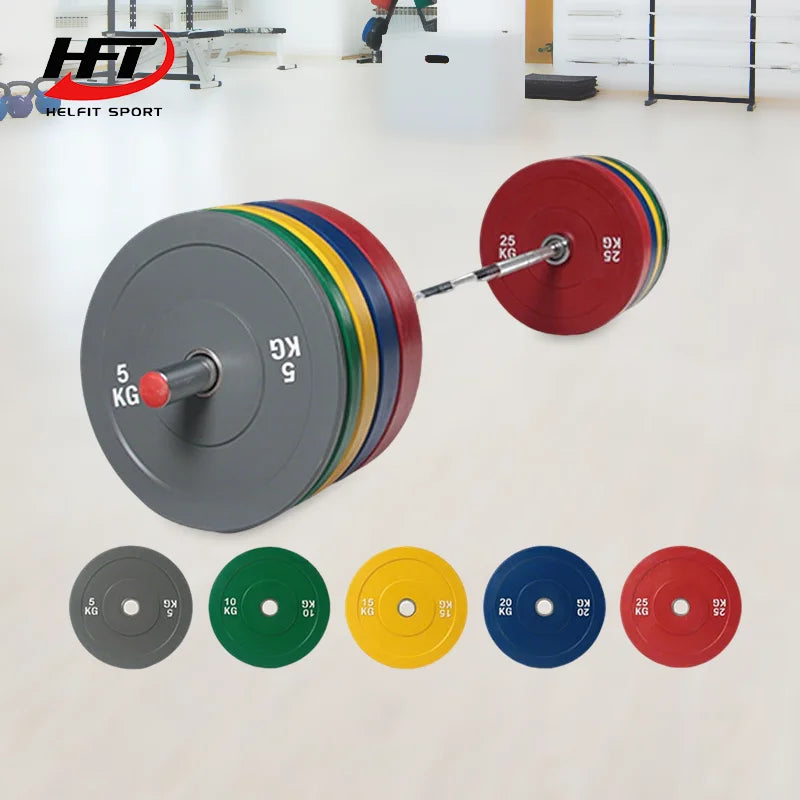 Wholesale Bumper Plates Rubber Gym Fitness Free Weights