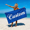 Microfiber Fabric Custom Print Beach Towel Quick Drying Beach Towels Personalized Custom Printed Beach Towel
