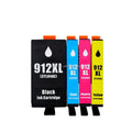 Tatrix 912 XL 912XL 917XL Premium Black Remanufactured Color Pigment Inkjet Ink Cartridge for HP OfficeJet  8010/8012etc. 912XL