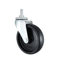3 Inch Nylon Wheel 3/8\" Steel Threaded Stem Casters Furniture Replacement for Outdoor Living Room for School Bathroom Dining