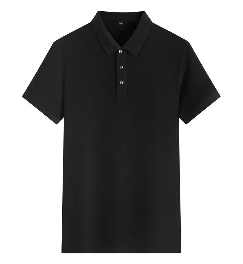 Bangladesh China Factory Price Custom Logo Embroidery Men's Women's Solid Color Custom-made Short-sleeved Collared Polo-shirts