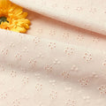 Combed Cotton Punch Embroidery Fabric Flower Cotton Shirt Dress Wedding Dress Embroidery Fabric