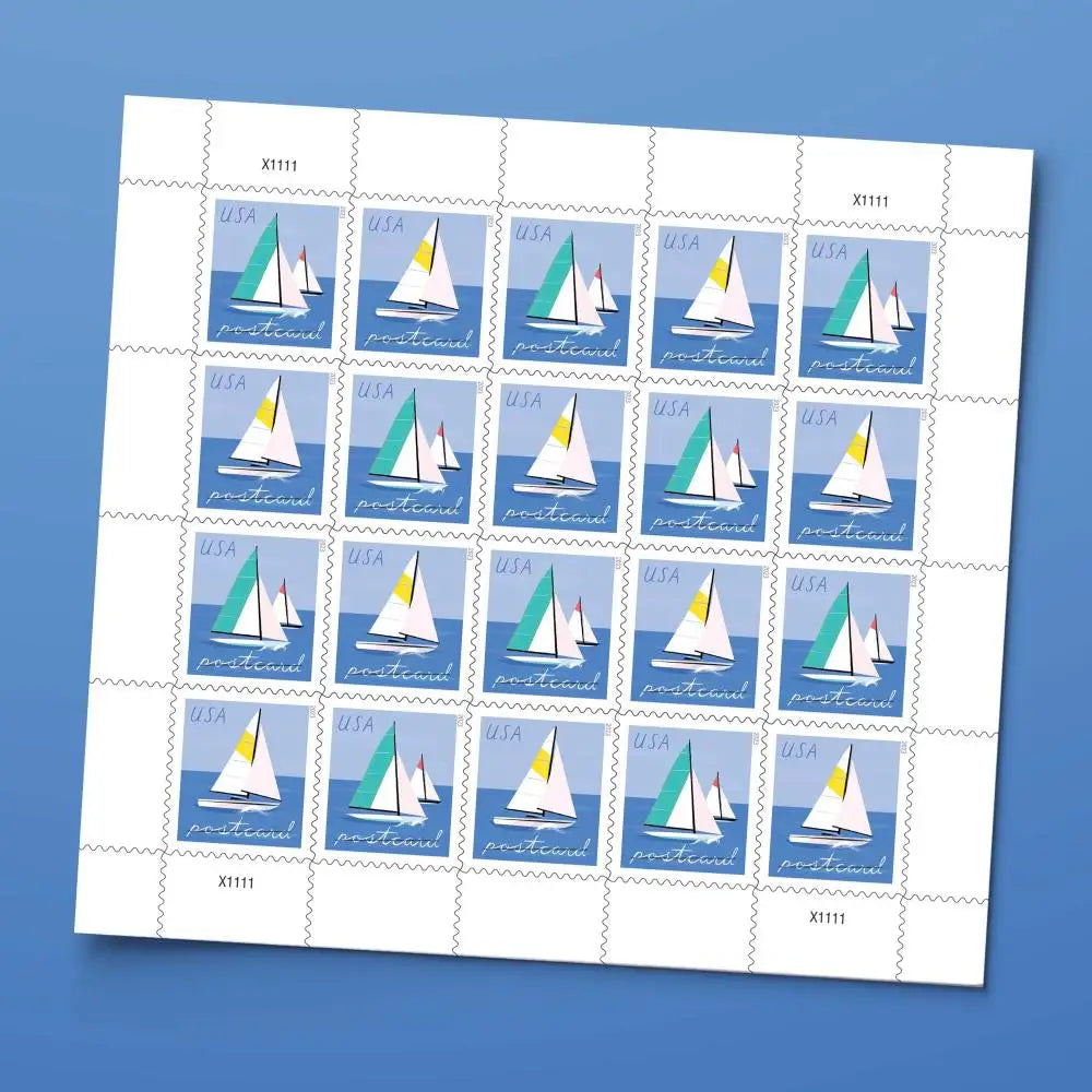 American Forever Vintage Stamps Us Postage Mail Stamps Stickers in Bulk Usa Post Mailing Stamps Sticker for Travel Journaling