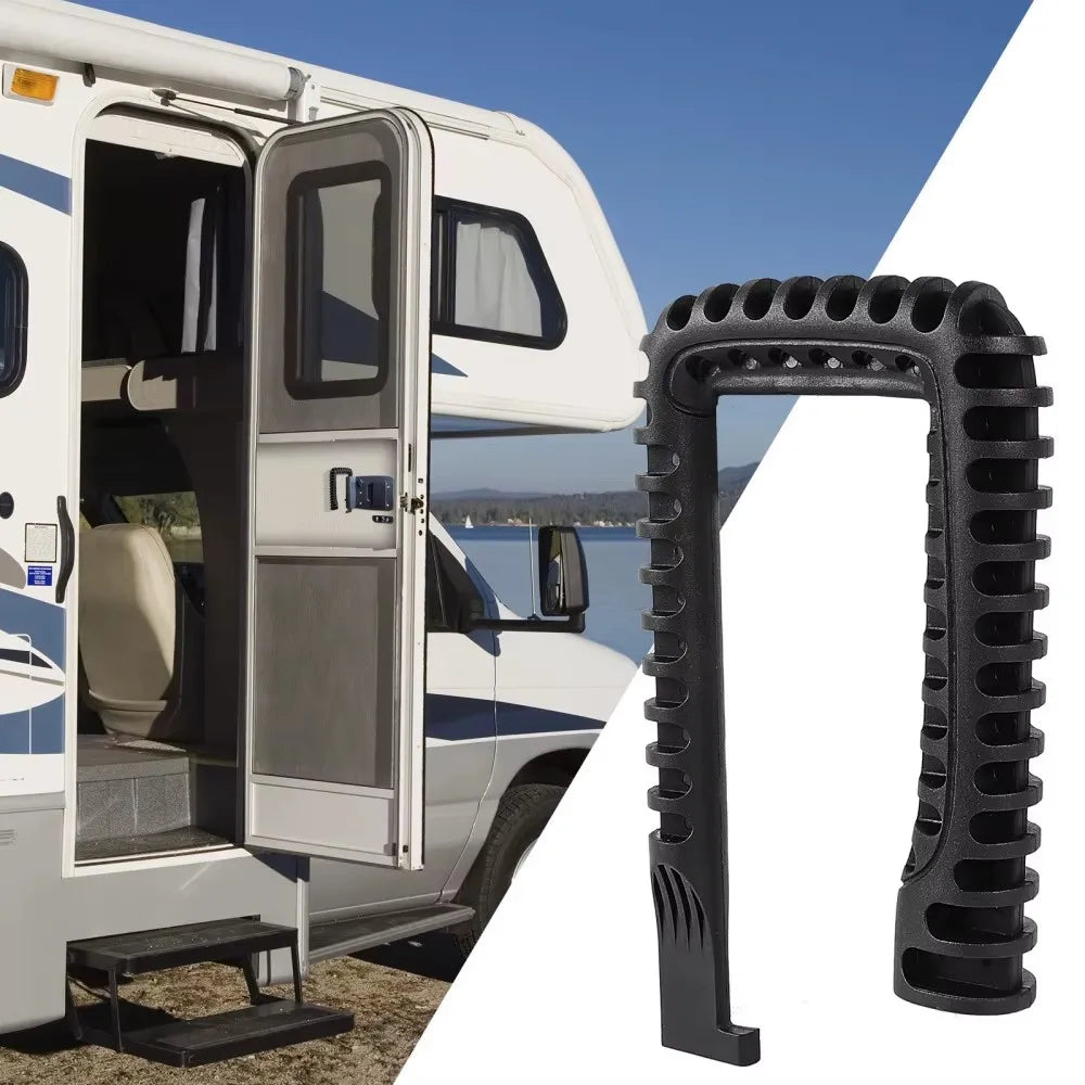 RV Grab Handle Entry Door Assist PVC Eco-Friendly Hand Pull Trailer Accessory for Truck Boat Adults Elderly Safety