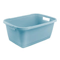 Laundry basket 65 x 44 x 28 Nordic blue plain design