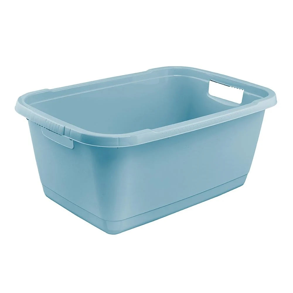 Laundry basket 65 x 44 x 28 Nordic blue plain design