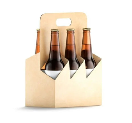 Eco Friendly Cardboard Customized Water Bottles Shipping Beer Packaging Box 4 6 Pack Beer Box Package
