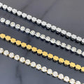 2022 Newest Stainless Steel Jewelry Gold Plated 3mm Diamonds Women Fashion Necklace Chain for Jewelry Making
