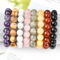 Natural Healing Energy Christmas Jewelry Popular Handmade Stone 12 mm Beaded Bracelet