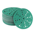 2000pcs 6-Inch Film Abrasive Discs 6" 49 Holes 240 Grit Aluminum Oxide Round Sandpaper Sanding Disc for Random Orbital Sanders