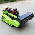 45° Slope Tracked Remote Control Lawn Mower Gasoline 4 Stroke CE Certified for Orchard Farm and Rough Terrain Grass Cutting MegaBDM