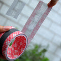 HONGFU Self Adhesive Paper Transparent Mesh Tape Window Screen Repair Anti-Mosquito Waterproof Reusable Durable Fix