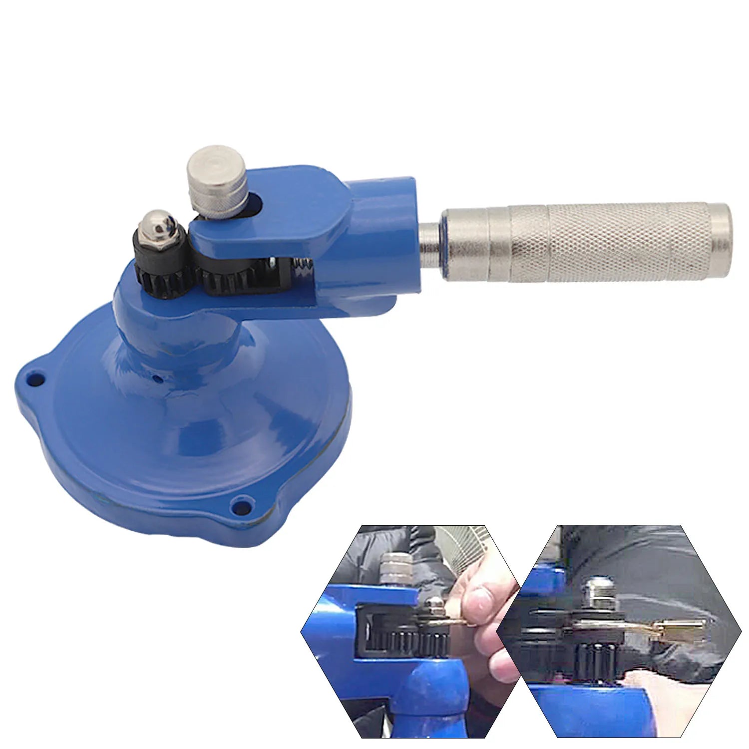 Boasta 360Â° Hand-Crank Ring Stretcher Expander Tool with 1-13 Dies Manual Jewelry Ring Enlarger Making Machine