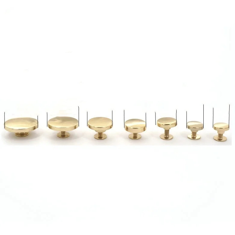 Metal Screw Rivet Button Studs for Shoes Garment Leather Handbag Hardware Fitting Decoration Rivets and Studs