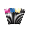 Wholesale Disposable Eyelash Brush Eyelash Extension Mascara Spoolie Nylon Black Mascara Wands