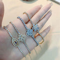 Beimai OEM Bracelet Light Luxury Exquisite Zircon Sunflower Ladies Bracelet