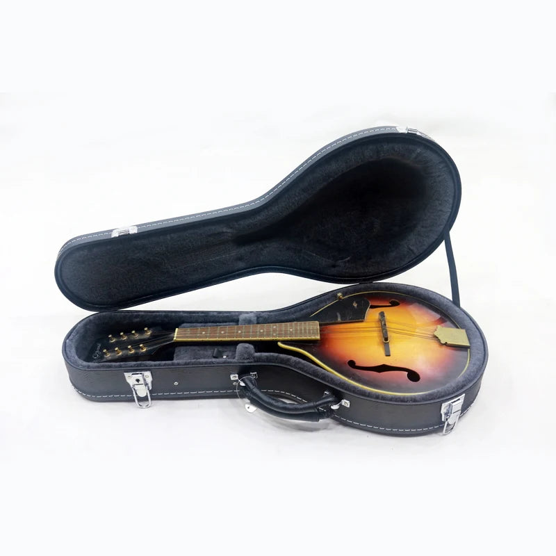 Wholesale Factory Price PU Leather Wood Case with Foam Inside Colorful Mandolin Case
