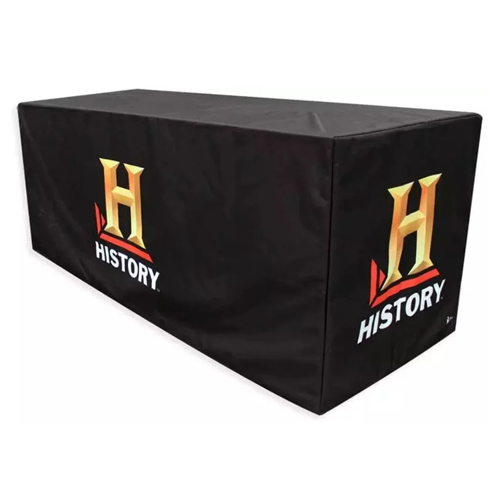 Custom Fitted Outdoor Table Banner Advertising Table Cover for Rectangular Folding Table Promotional Sign Display New Zealand