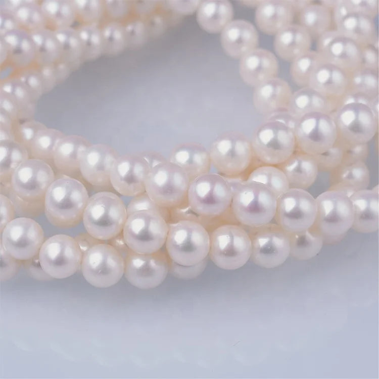 4A+ Grade Natural Freshwater Pearl Beads Strong Light Loose for Jewelry Making for Necklace or Earrings
