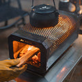 Stainless Steel Wood Burning Bbq Table Firepit Portable Tabletop Outdoor Fire Pit for Camping