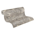 Made Germany Modern Floral Wallpaper Rolls Brown Grey Beige Non Woven Vinyl for Hotel Bathroom Use 1005x053m Highly