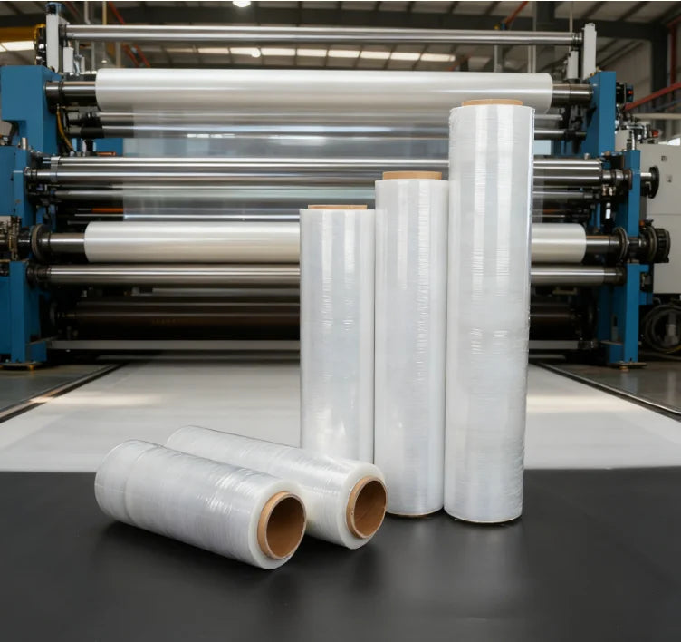 Plastic Roll Film 3kg Stretch Film Price Packaging Film Guangzhou Factory