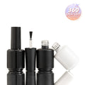 Wholesale Empty Uv Gel Containers Glass Bottles Round Shape Luxury 15ml Nail Gel Polish Bottle Packaging