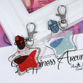 Personalized Make Acrylic Anime Keychain Customised Acrylic Keychain Custom