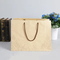 Customize Sacs Personnalisable logo Printed Boutique Clothing Retail Carry Kraft Shopping Paper Bag Packaging Bag