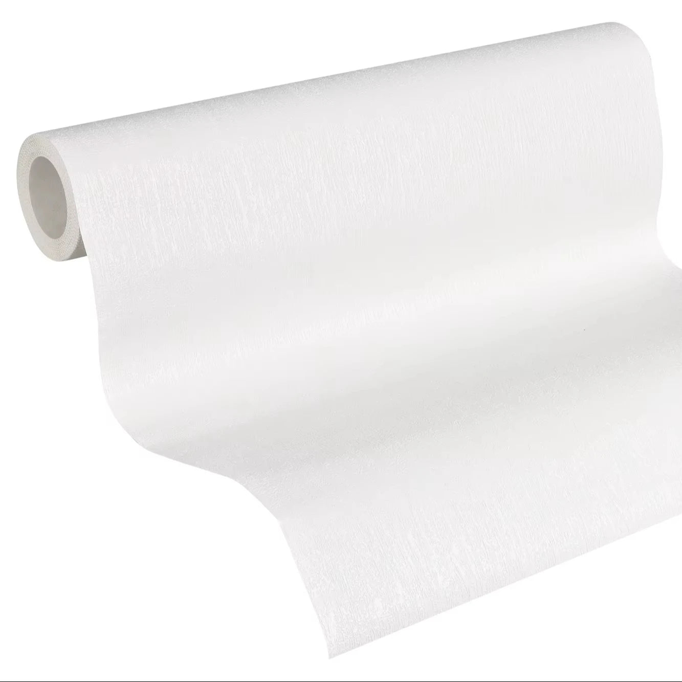 Made in Germany - Coatable Wallpaper rolls Plain Colour Paintable White Non Woven Vinyl Wallpaper for painting - 1005 x 053 m