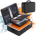 Portable Home Travel Fireproof File Organizer Multi-layer Insulation and Waterproof Safely Store Important Documents