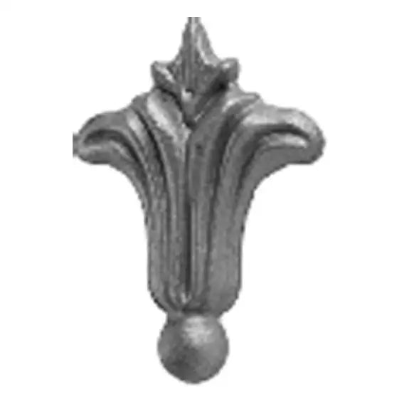 74x55mm Wrought Iron Elements Wrought Iron Top Tips for Gate Fence Railing Handrail Balustrade