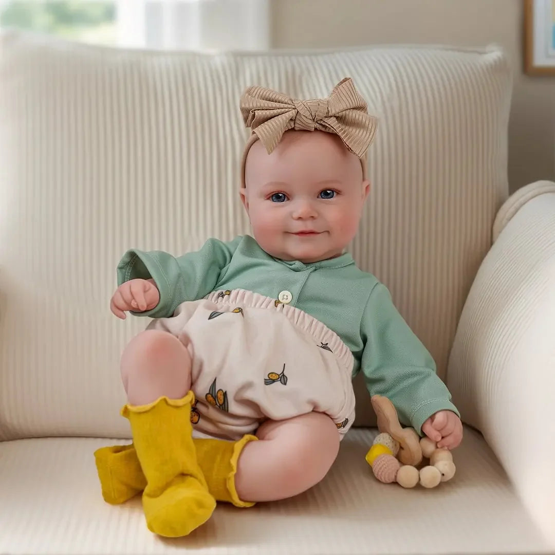 Babeside Reborn Dolls RTS 20 Inch Reborn Baby Doll Smiling Older Girl Maddy Soft Body for Retailers