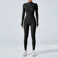 Cross-Border EU/US Women's Zip Buttery-Soft Long-Sleeve Yoga Top - High-Impact Fitness Running Activewear